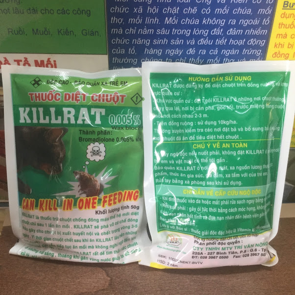THUỐC DIỆT CHUỘT KILLRAT