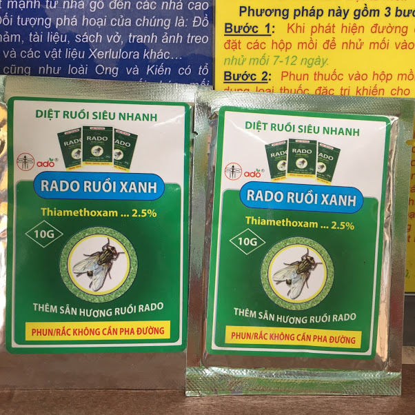 THUỐC DIỆT RUỒI RADO RUỒI XANH