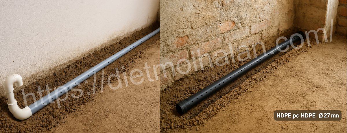 Cách Phòng Chống Mối Bằng ống nhựa