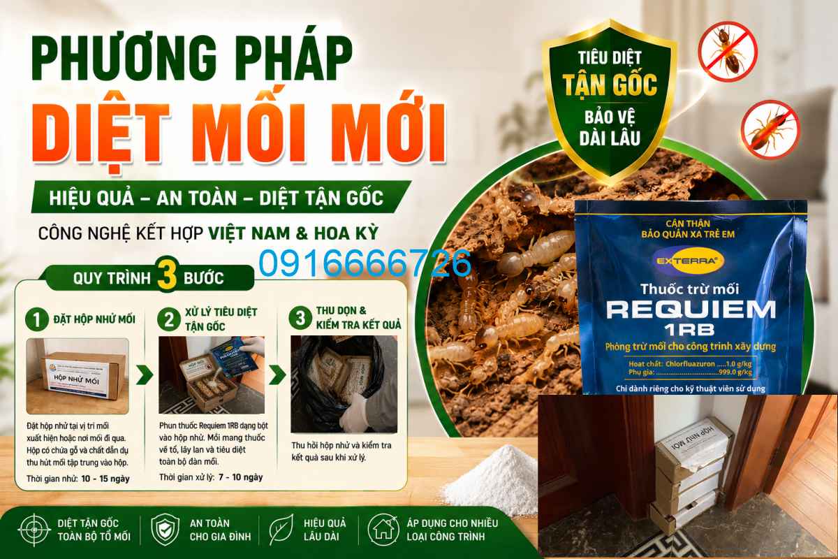Phương Pháp Diệt Mối Mới Hiệu Quả